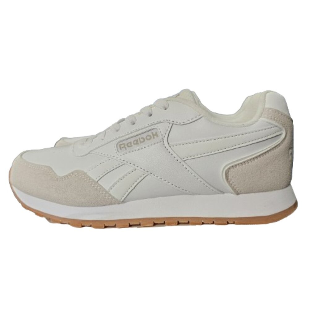 Reebok Womens Classic Harman Run R30115 Size 8.5 White Gum Casual Shoes Sneakers - Picture 5 of 9